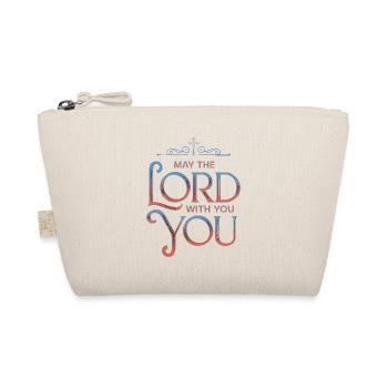 May the lord be with you - Organic Pouch - nature - Front