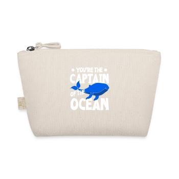 Captain of the Ocean Whale - Organic Pouch - nature - Front