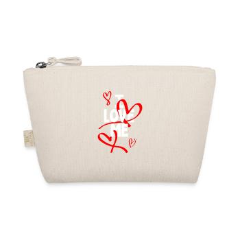 I love myself - Organic Pouch - nature - Front