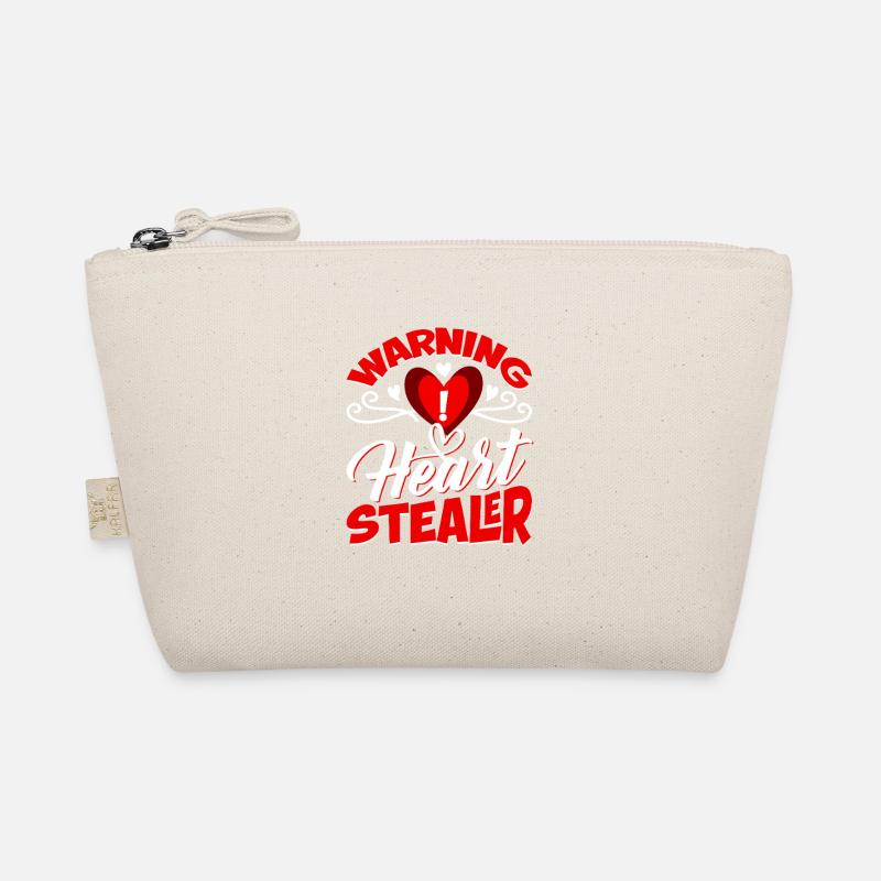 Warnung Herzensbrecher Bio-Täschchen