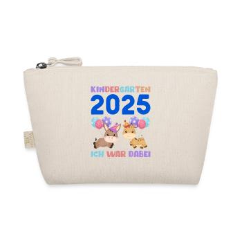 Kindergarten 2025 Kids Gift Kita 2025 Decoration - Organic Pouch - nature - Front