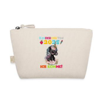 Kindergarten 2025 Girl Gift Kita 2025 Decoration - Organic Pouch - nature - Front