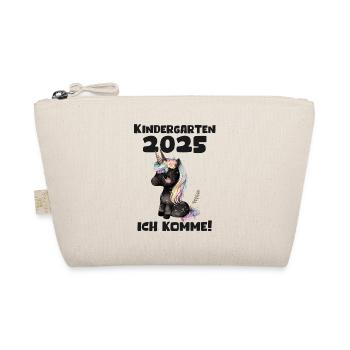 Kindergarten 2025 Girl Gift Kita 2025 Decoration - Organic Pouch - nature - Front