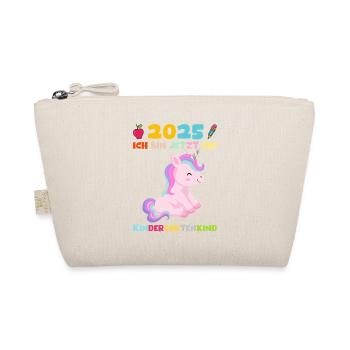 Kindergarten 2025 Girl Gift Kita 2025 Decoration - Organic Pouch - nature - Front