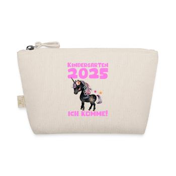 Kindergarten 2025 Girl Gift Kita 2025 Decoration - Organic Pouch - nature - Front