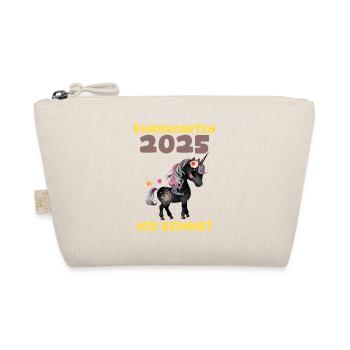 Kindergarten 2025 Girl Gift Kita 2025 Decoration - Organic Pouch - nature - Front