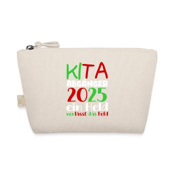 Farewell Kindergarten 2025 Gift Girl Boys - Organic Pouch - nature - Front