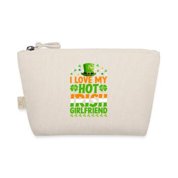 I love my hot Irish Girlfriend - Organic Pouch - nature - Front