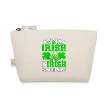 Kiss me I'm Irish or Irish whatever - Organic Pouch - nature - Front
