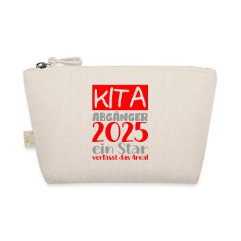 Farewell Kindergarten 2025 Gift Girl Boys - Organic Pouch - nature - Front