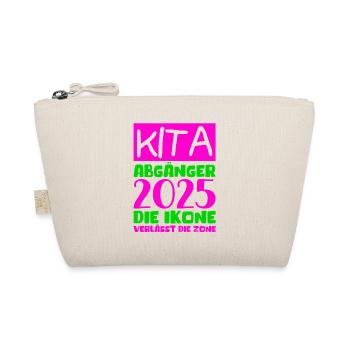 Farewell Kindergarten 2025 Gift Girl Boys - Organic Pouch - nature - Front