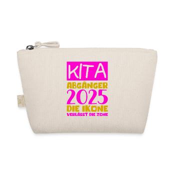 Farewell Kindergarten 2025 Gift Girl Boys - Organic Pouch - nature - Front