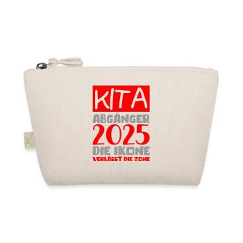 Farewell Kindergarten 2025 Gift Girl Boys - Organic Pouch - nature - Front