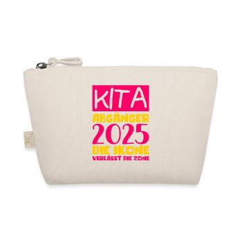 Farewell Kindergarten 2025 Gift Girl Boys - Organic Pouch - nature - Front