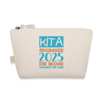 Farewell Kindergarten 2025 Gift Girl Boys - Organic Pouch - nature - Front