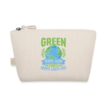 Green Hearts clean commence un joyeux jour de la terre - Trousse biologique - nature - Devant