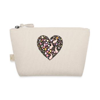 Easter Heart - Organic Pouch - nature - Front