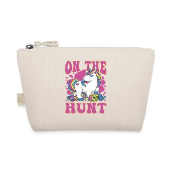 On the Hunt Unicorn Easter - Organic Pouch - nature - Front