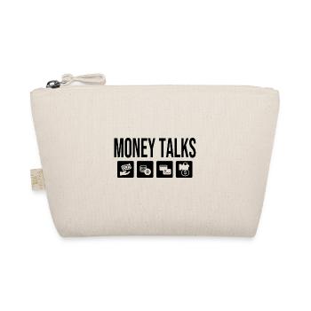 Money speaks money making wallet - Organic Pouch - nature - Front