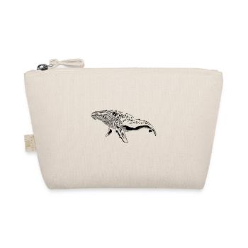 Whale Vintage Sea Creature - protect against plastic - Organic Pouch - nature - Front