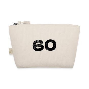 60 Zahl Trikot - Bio-Täschchen - Natur - Vorne