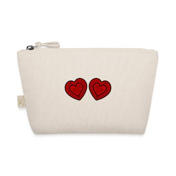 Symbole du cœur Amour - Trousse biologique - nature - Devant