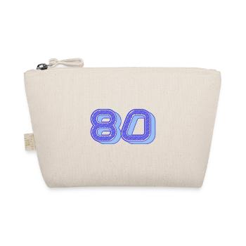 80. 80 ANS. 80e ANNIVERSAIRE. ANNIVERSAIRE 80 ANS. - Trousse biologique - nature - Devant