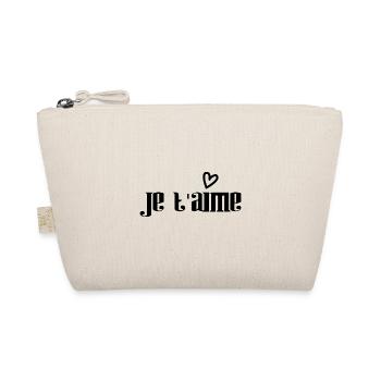 VALENTINE'S DAY. Bachelorette party. I LOVE YOU. I LOVE YOU. LOVE - Organic Pouch - nature - Front