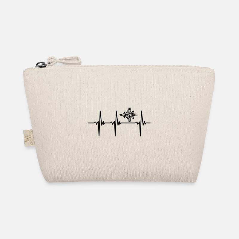 Heartbeat for Tribal Fighter Aircraft Model Builder Organic Pouch