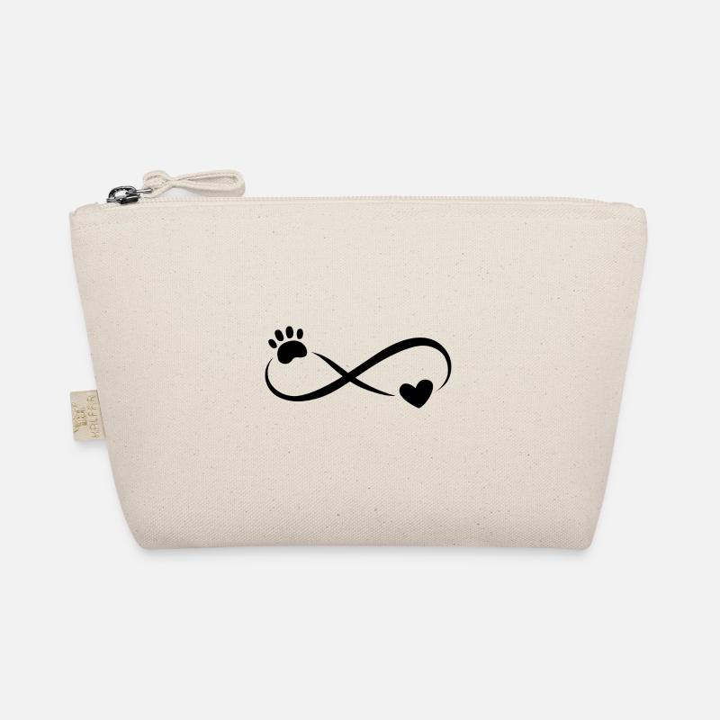 Amoureux de la patte de chien et de la conception de coeur Trousse biologique