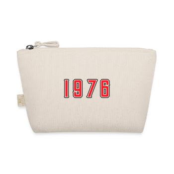 1976 year birthday - Organic Pouch - nature - Front