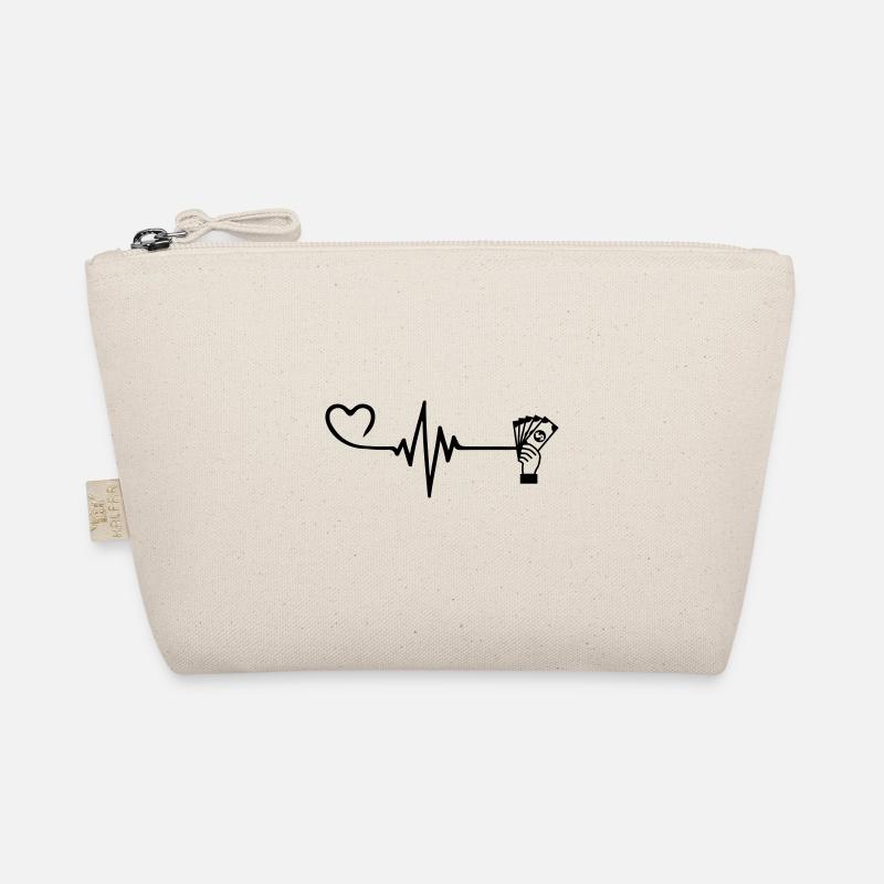 Argent Pulse Cœur - Trousse biologique - nature