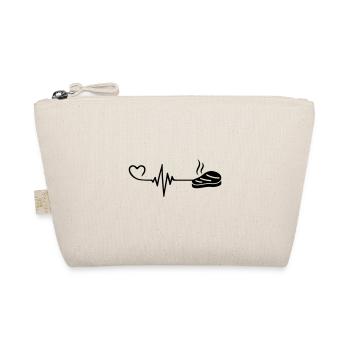 Steak heartbeat pulse - Organic Pouch - nature - Front