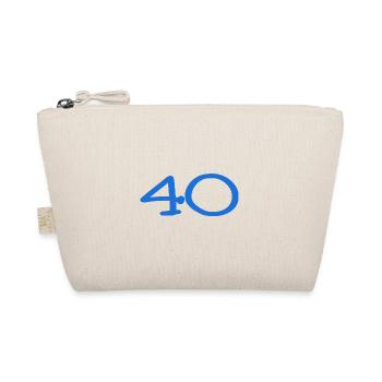 40. 40 YEARS. 40th ANNIVERSARY. 40TH ANNIVERSARY. - Organic Pouch - nature - Front