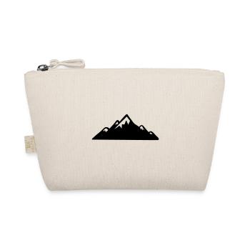 Mountains Mountain Mountains Mountain 05 Drawing area 6 - Organic Pouch - nature - Front
