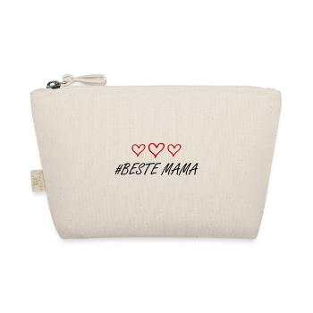 Best Mom Heart Love - Organic Pouch - nature - Front