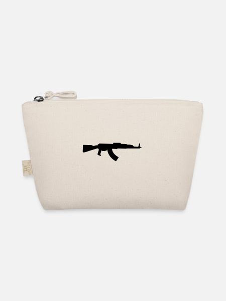 Gewehr icon symbol - Bio-Täschchen - Natur - Vorne