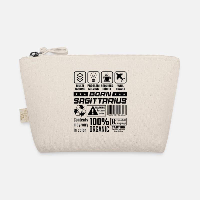 Born Sagittarius Features Organic Pouch
