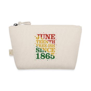 Juneteenth Black History Day Pride Gift - Organic Pouch - nature - Front