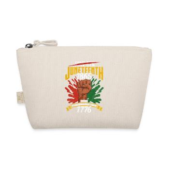 Juneteenth Black History Day Pride Gift - Organic Pouch - nature - Front