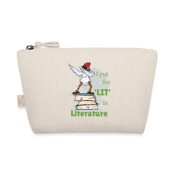 Lustige Sprüche Literatur Bücher Schreiben Huhn - Bio-Täschchen - Natur - Vorne