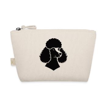 Design de caniche noir - Pour tous les fans de caniche - Trousse biologique - nature - Devant