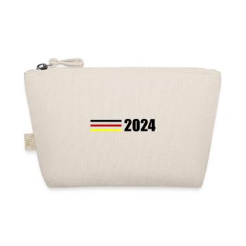 2024 Deutschland Fahne - Bio-Täschchen - Natur - Vorne