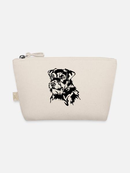 GERMAN HUNTING TERRIER hunting dogs hunting dog Wilsigns - Organic Pouch - nature - Front