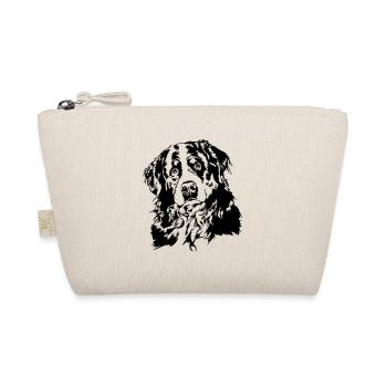 BERNER SENNENHUND Dog portrait of Wilsign's dogs - Organic Pouch - nature - Front
