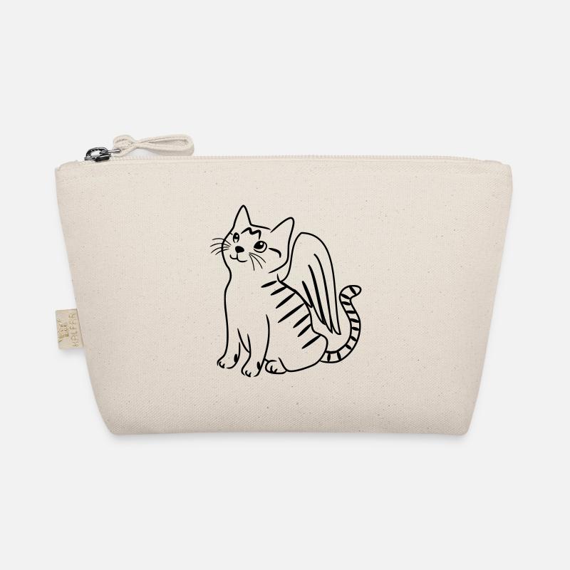 Katze Schutzengel Mau Bio-Täschchen