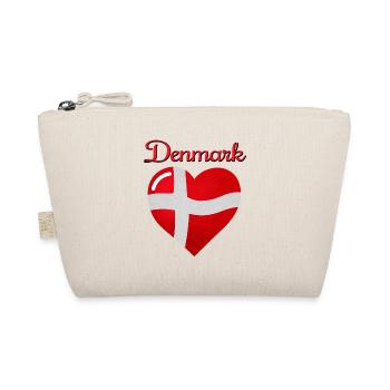Flagge Dänemarks - Bio-Täschchen - Natur - Vorne