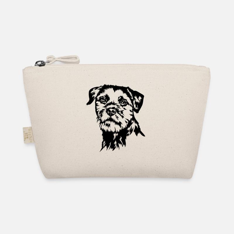 BORDER TERRIER Dog Portrait Dog Dogs Wilsigns Organic Pouch