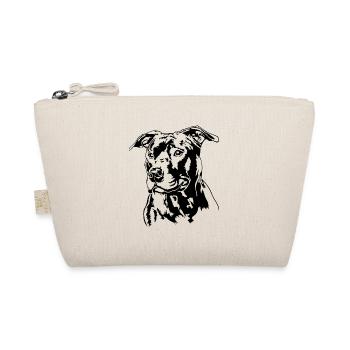 AMERICAN STAFFORDSHIRE TERRIER Portrait Wilsigns - Bio-Täschchen - Natur - Vorne