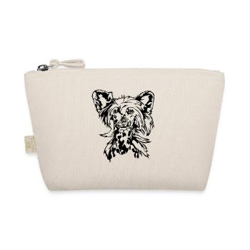 CHINESE CRESTED DOG hairless Hunde Hund Wilsigns - Organic Pouch - nature - Front